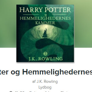 Harry Potter og hemmelighedens kammer lydbog Harry Potter og hemmelighedens kammer lydbog